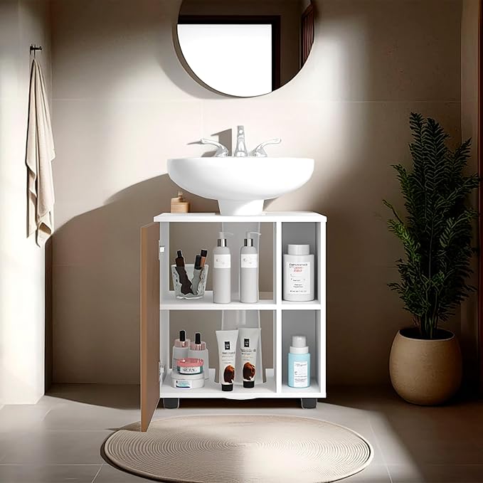 White - Natural Oak