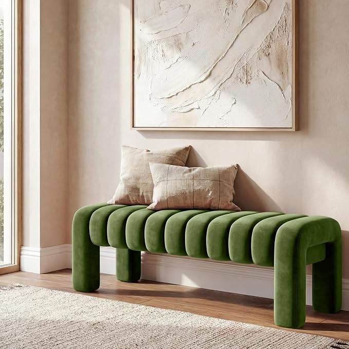 Olive Green Velvet