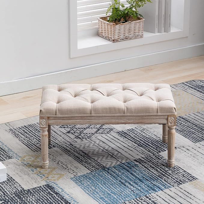C- Entryway Bench; Beige