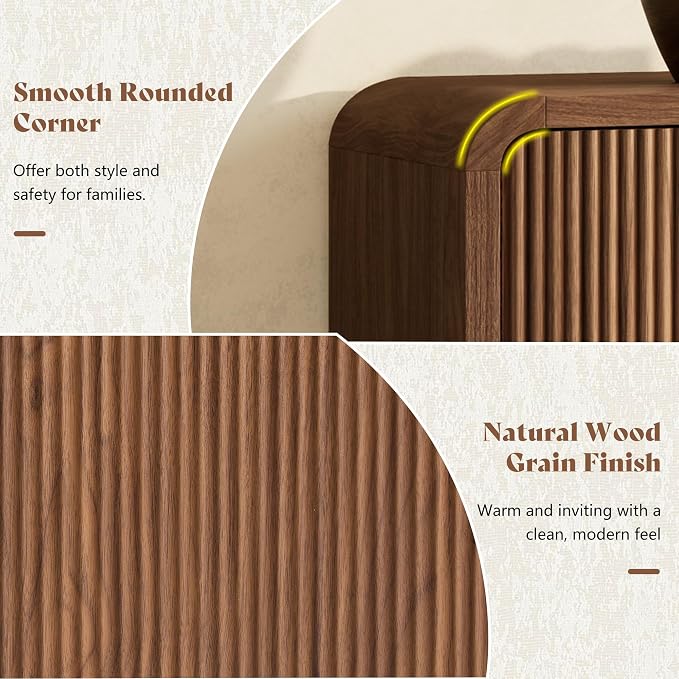 Brown - Fluted Panel