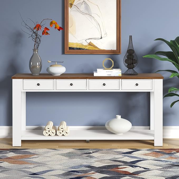 Antique White+ Brown Top 13