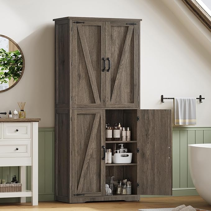 Dark Walnut 4 Doors