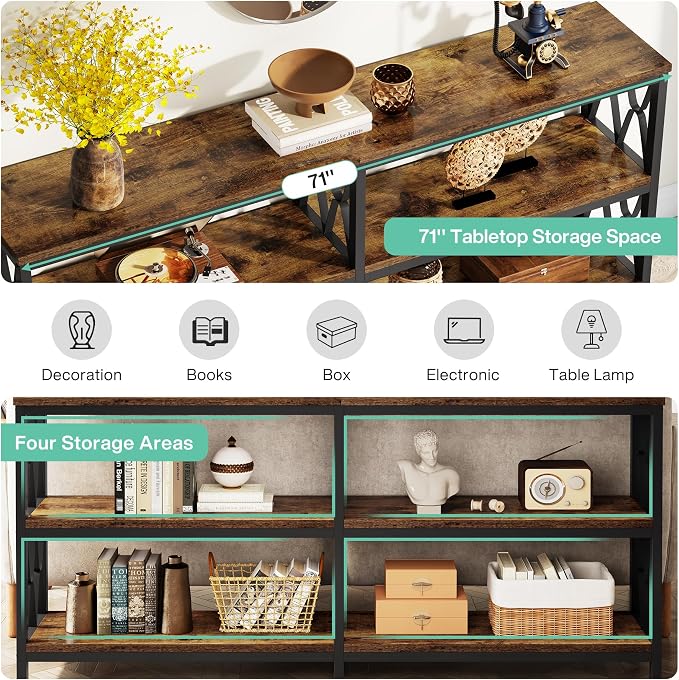 Rustic Brown & Black