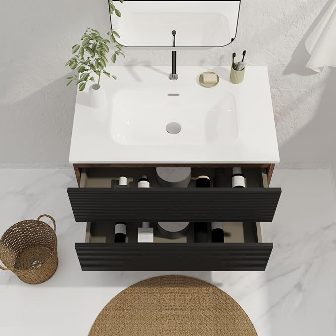 Walnut+black / Single Hole
