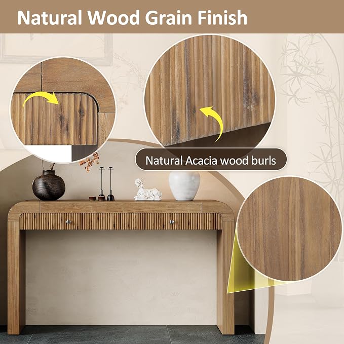 54.3inch-natural Wood