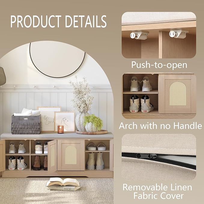 Natural + Rattan