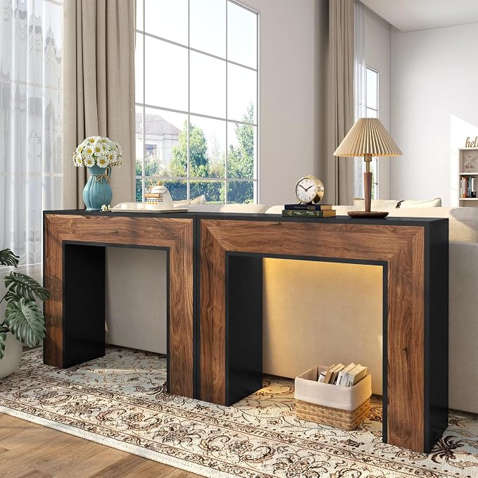 Black/ Walnut/Without Shelf