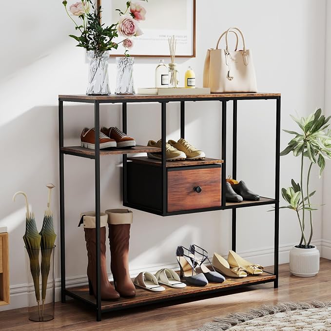 Rustic Brown + Black