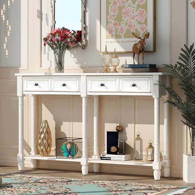 Ivory White+2 Drawers
