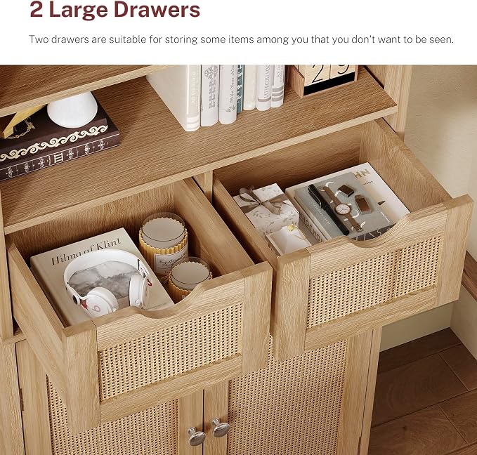 Natural, 2 Drawers