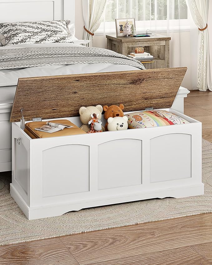 White + Walnut