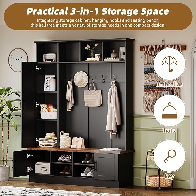 Black/Shoe Cubbies