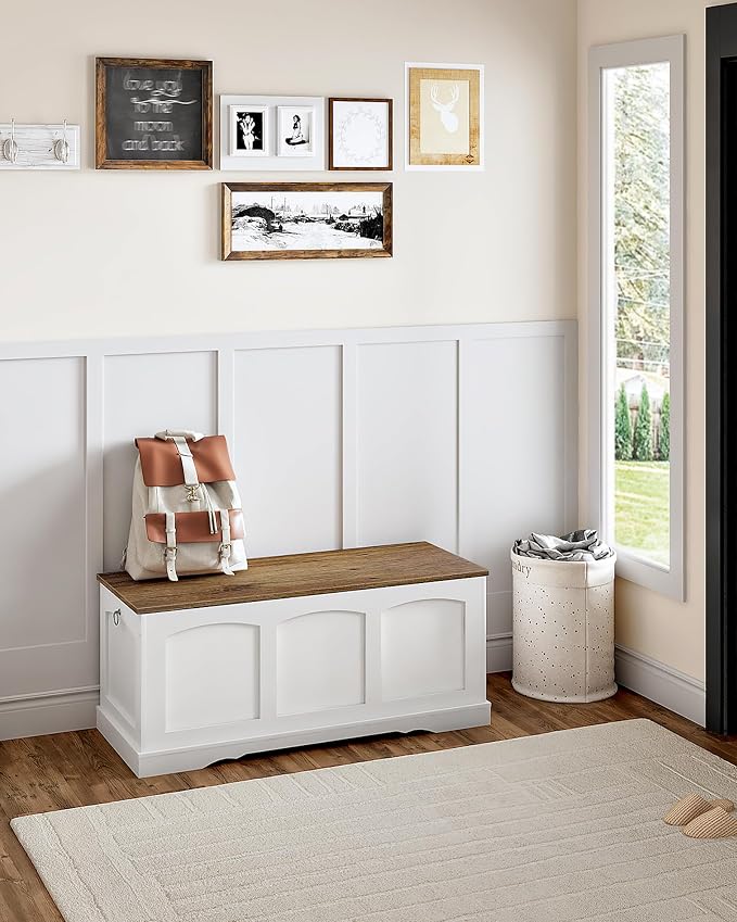White + Walnut