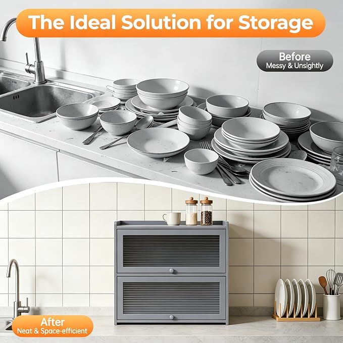 Gray, 2-tier