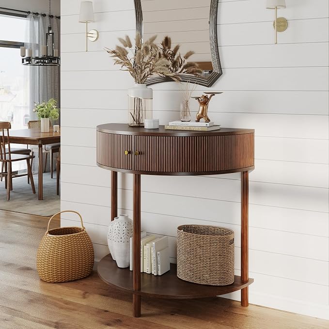 Walnut - Fluted Design