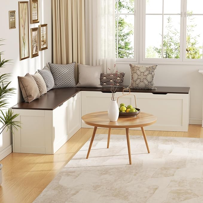 Walnut and White