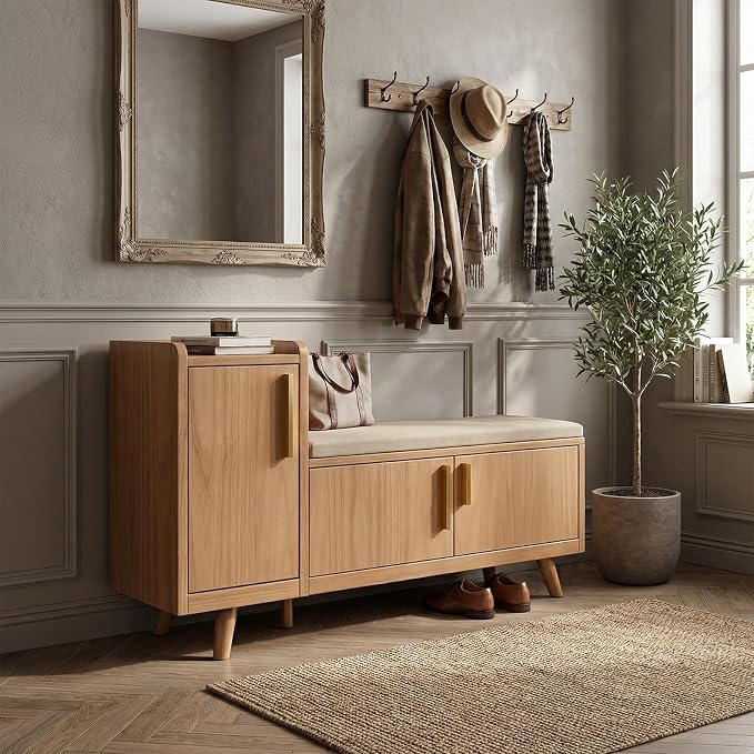 Wood Color-left Cabinet