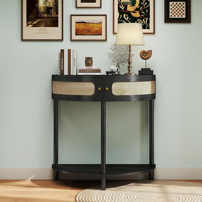 Black - Rattan Design