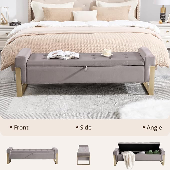 Velvet Khaki Grey