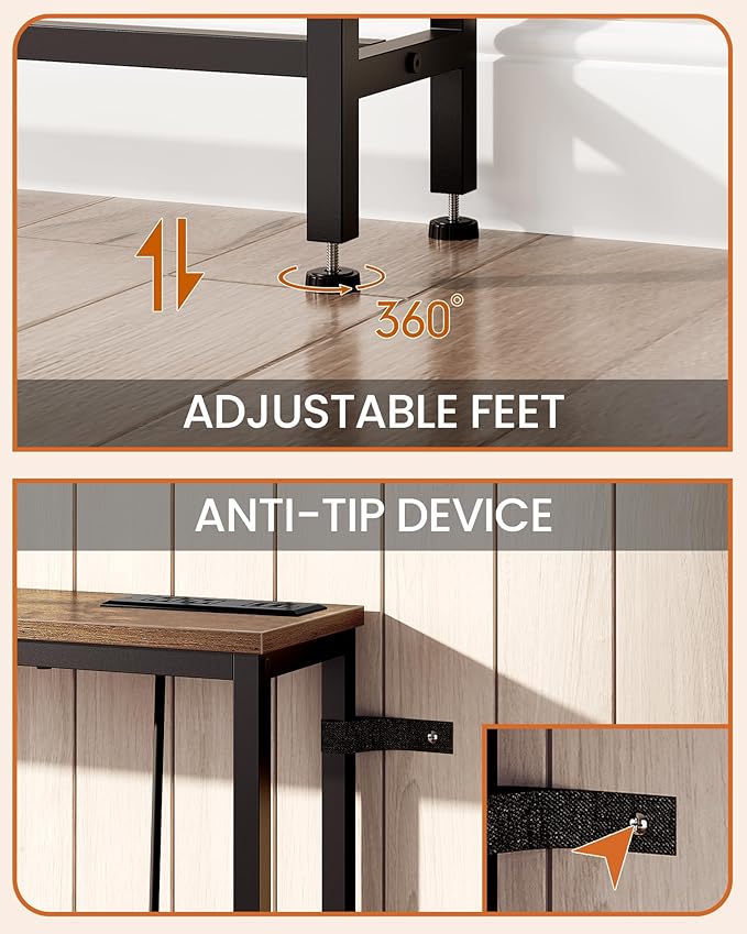 Rustic Brown, Black