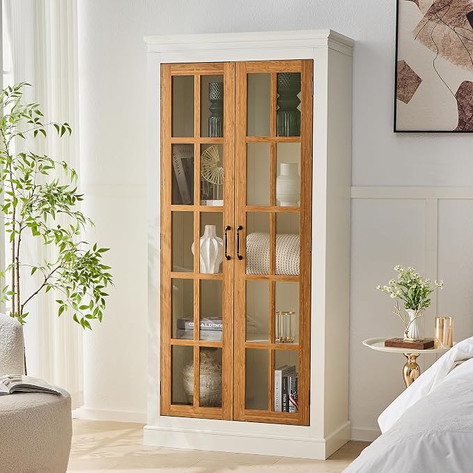 Brown + White W/ Lattice Window