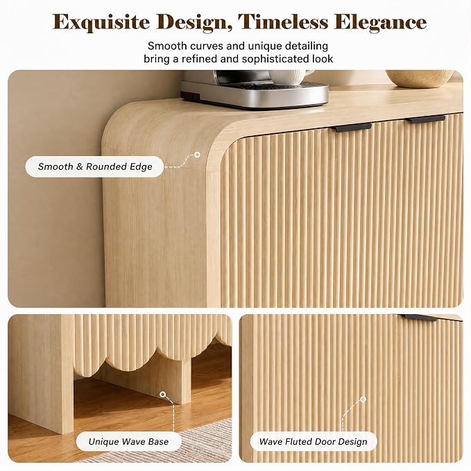 Beige-4 Door-buffet