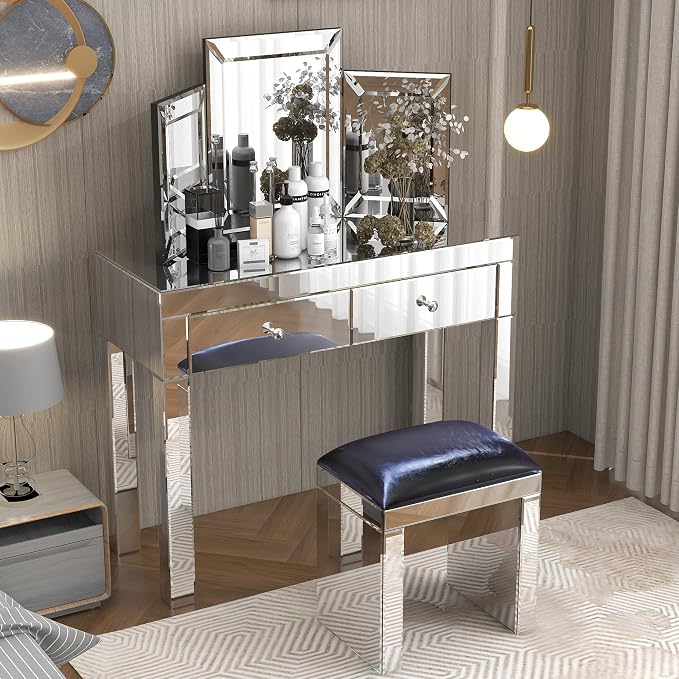 Silver,2 Drawers-6