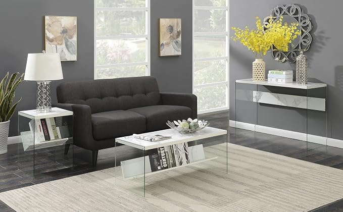 Faux White Marble