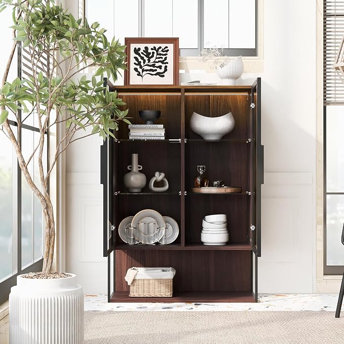 Black + Dark Walnut