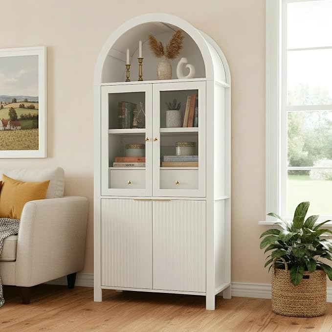 White-fluted Door