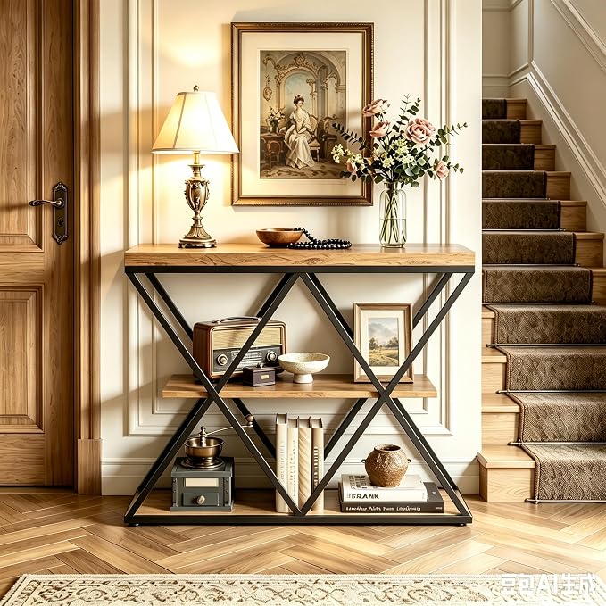 Rustic Brown + X-shaped