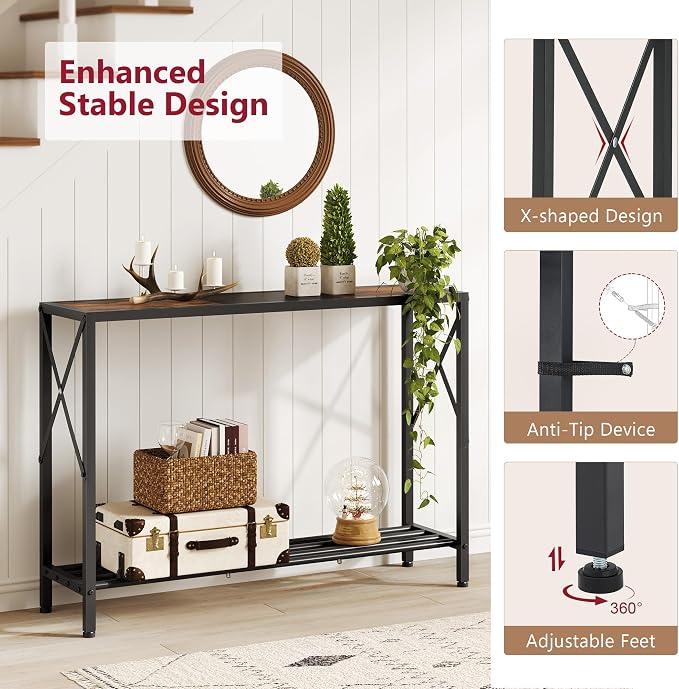 Rustic Brown & Black