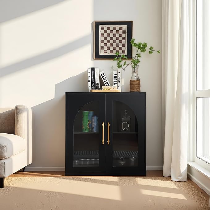 Arched Glass-black