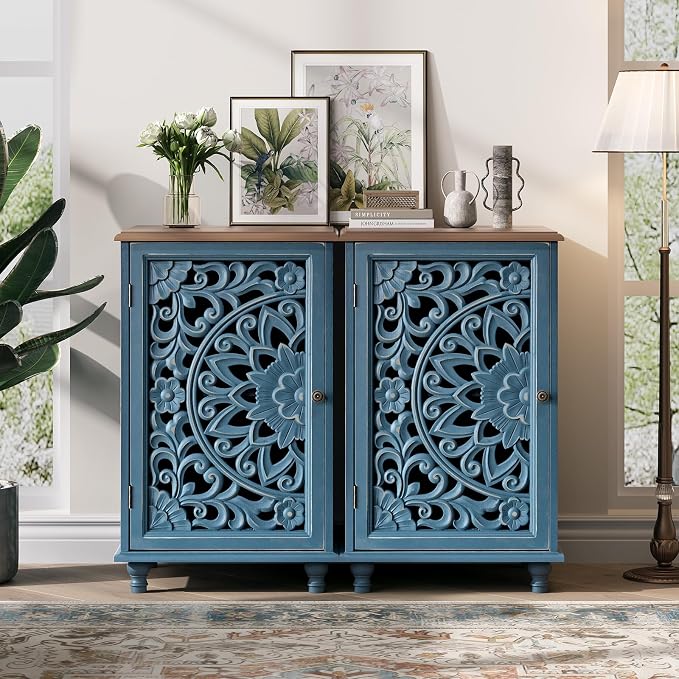 Blue & Walnut_1 Doors