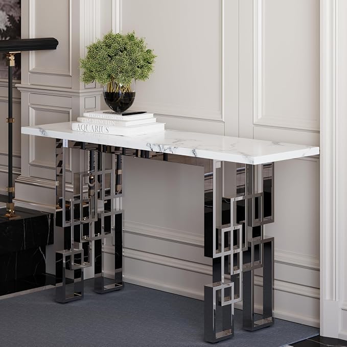 White Top-silver Base