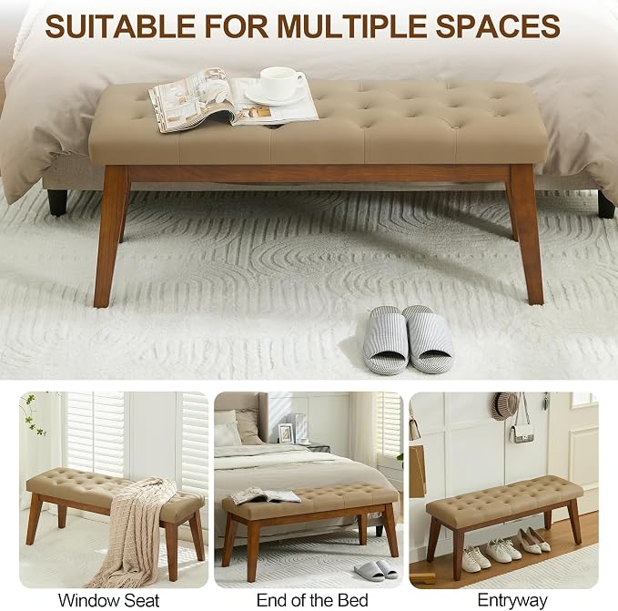 Light Brown-pu-tufted