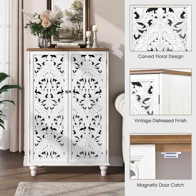 Distressed White Tall