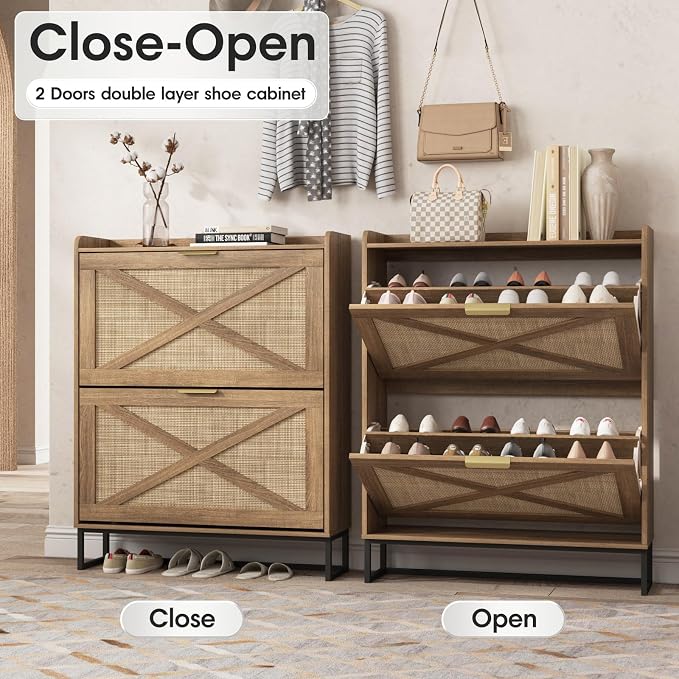 Rustic Oak Rattan