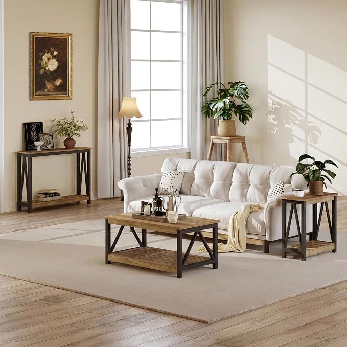 Rustic Oak & Black