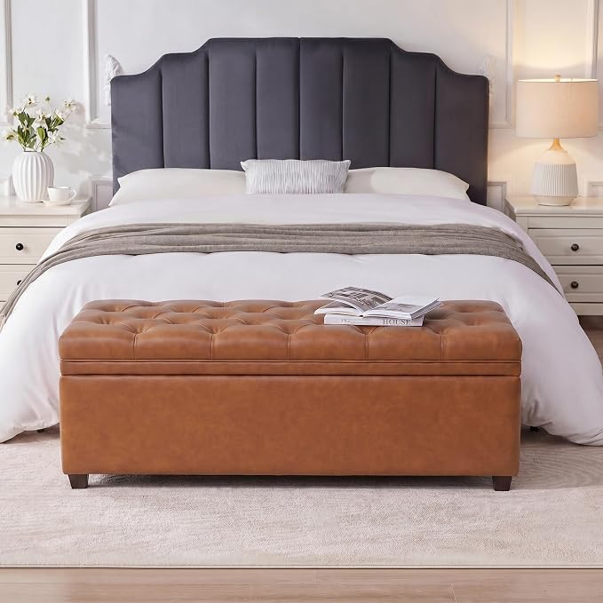 Faux Leather Brown