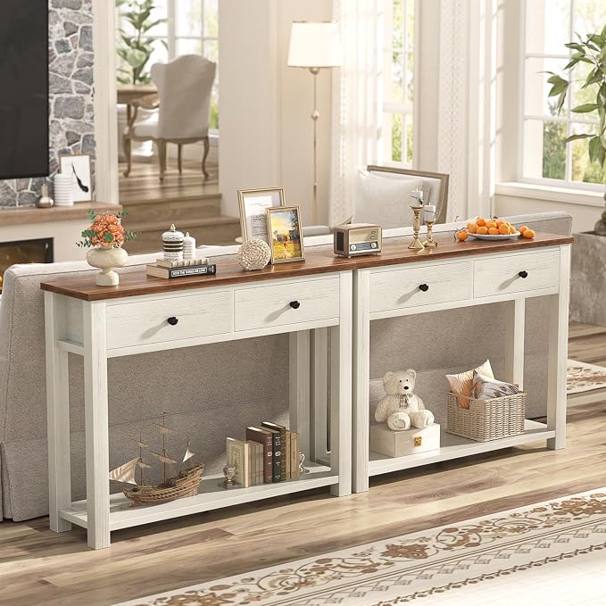 Brown & Antique White