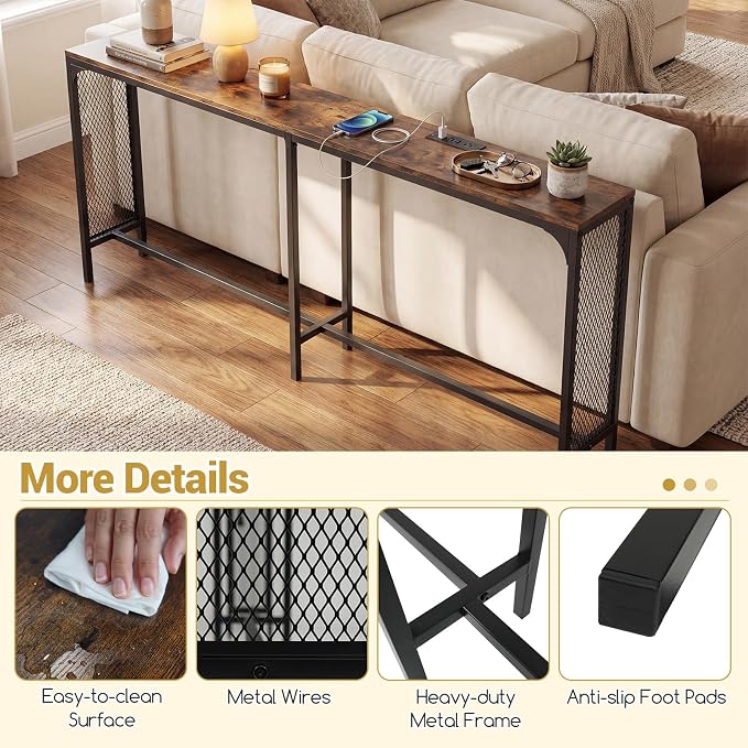 Rustic Brown & Black