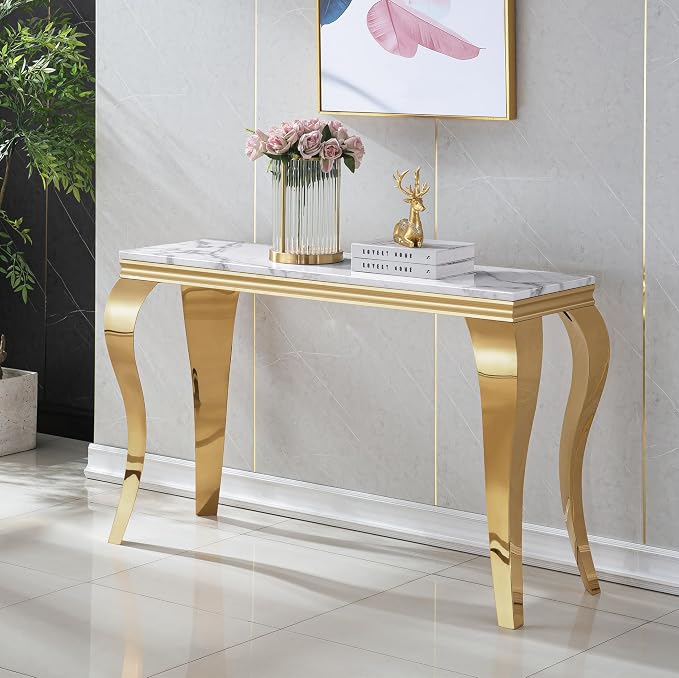 Gold-console Table