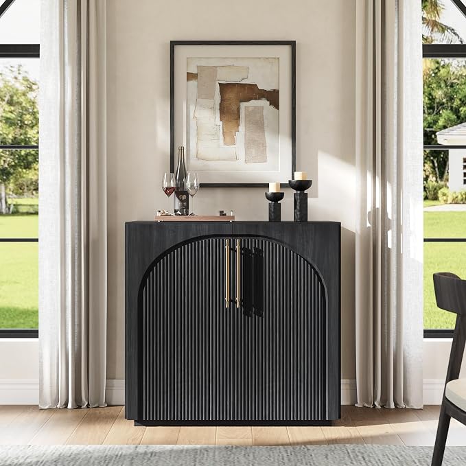 Black-fluted Doors