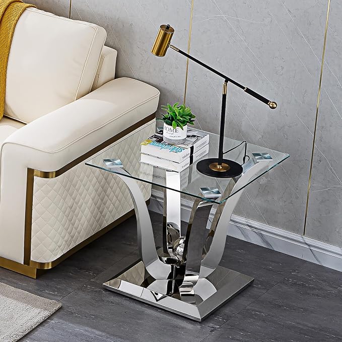 Silver End Table