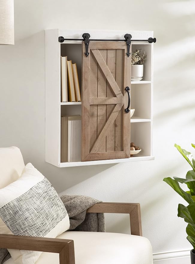 White/Rustic Brown