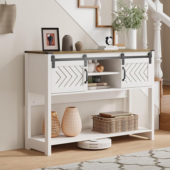 White and Rustic Oak