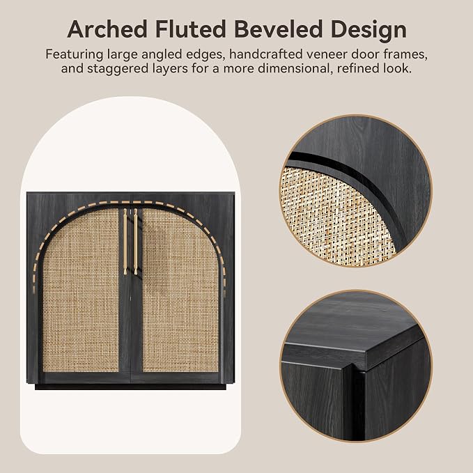 Black-rattan Doors