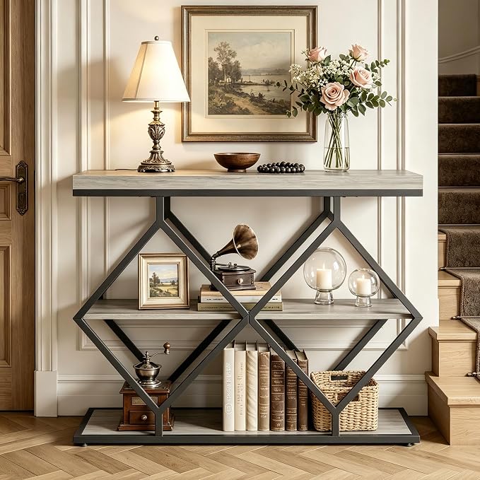 Gray + Diamond-shaped