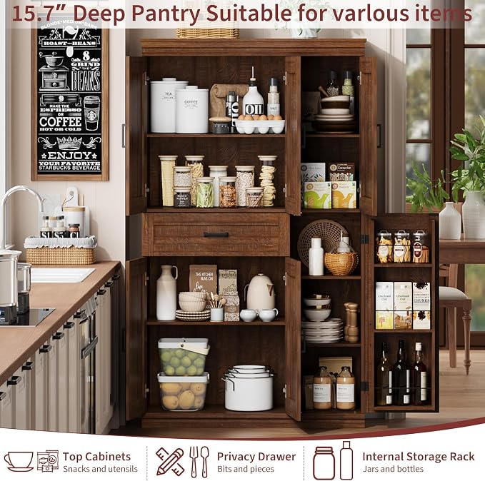6 Doors-reddish Brown